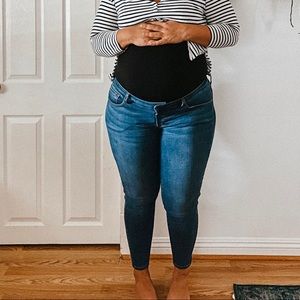 Blanqi Girl full panel skinny maternity jeans